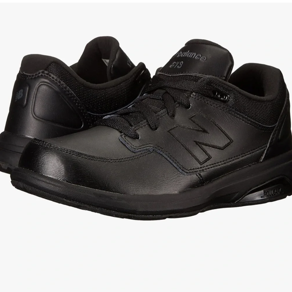 New Balance Men's 813 V1 Lace-Up Walking Shoe, Black 7N Narrow